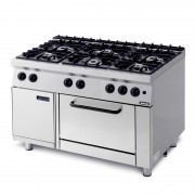 Gas Open Burners With Oven